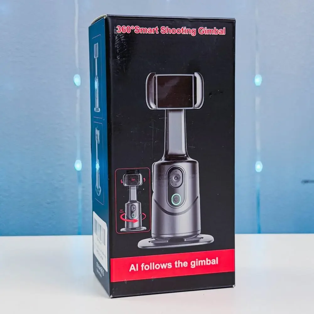 360° AI Auto Face Tracking Phone Gimbal